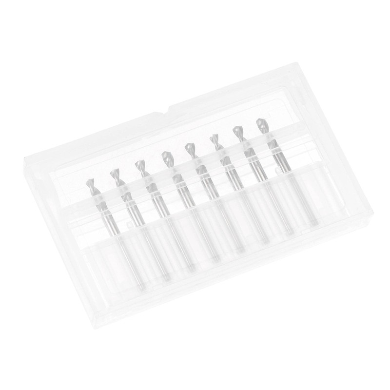 sourcing map PCB Drill Bits 3 mm Carbide Spiral Flute