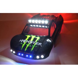 Traxxas RC LED Deluxe Light Set For Traxxas Slash 4x4 Ultimate black light bar SC #80