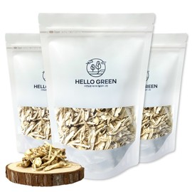 Hello Green Domestic 3-year-old dried burdock 300g x 3 (packs) Total 900g / 헬로우그린 국내산 3년근 건도라지 300gX3(팩) 총900g 길경