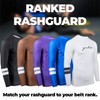 Gold BJJ Foundation Rash Guard - Ranked No-Gi and Gi