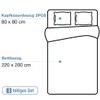 Lekesky Bed Linen 220 x 200 cm Super Soft 100%