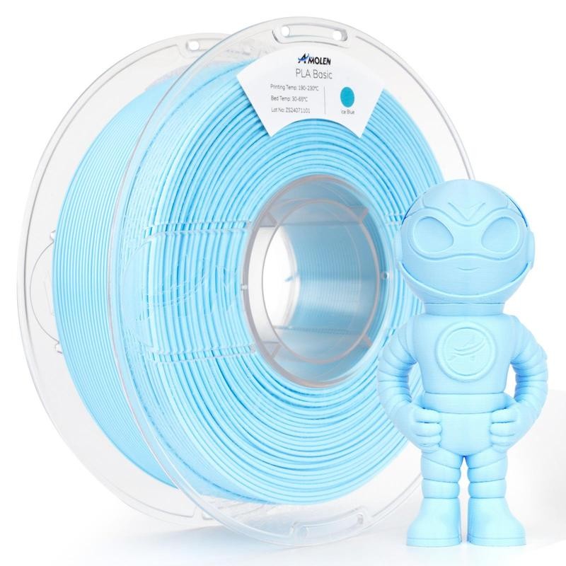 Amolen PLA Basic-High Speed, 1.75mm, 1KG/2.2LB:_Basic PLA Bundle 250g*4 Spools_US