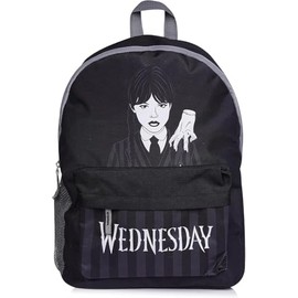 Wednesday - Backpack for Children - School Bag for Girls - School Backpack Women - Backpack Addams - Bag - Gift, black