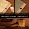 Strackvial Book Light, 3 Color Adjustable LED Flat Reading Light,