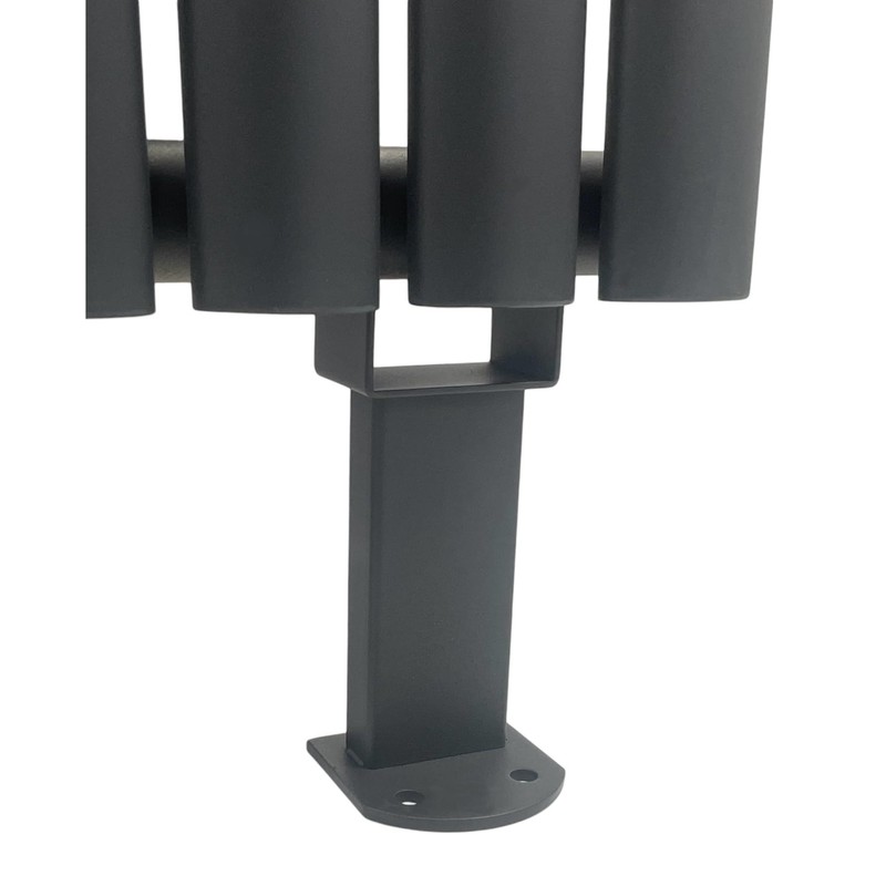 Greened House Oval Tube Radiator Feet Freestanding Pair Floor Standing