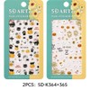 Halloween 5D Embossed Nail Stickers for Nail Art, Ghost Pumpkin