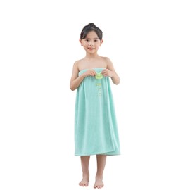 Girls Sauna Kilt Children's Sauna Kilt with Velcro Fastening Cute Sauna Towel Sauna Dress Sauna Towel Pool Bathroom Sauna Dress Bath Towel Bath Skirt Terry Cloth Microfibre Sarong Kilt 120 x 65 cm