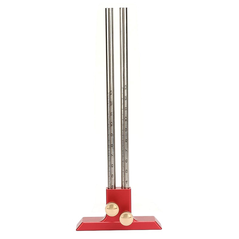 Hyuduo Wood Marking Gauge, Double Stainless Steel Blades Scriber with
