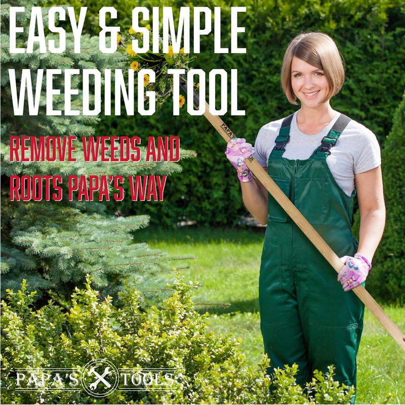 Papa's Tools Weeder - Stand Up Weed Puller Tool Made