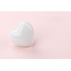 HUAMULAN 15PCS Glossy Ceramic Knobs Heart Shape Cabinet Dresser Pulls