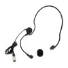 J&P Black Headset Microphone Mic Headworn Microphone for Audio Technica