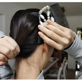 Maybean Hair Clips, Hair Clips, Hair Comb, Hair Accessories, Hair Clip, Pack of 3, DIY Hair Styling for Women and Girls