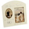 Amore Pearl 30th Anniversary Wedding Gift Cream Photo Frame -