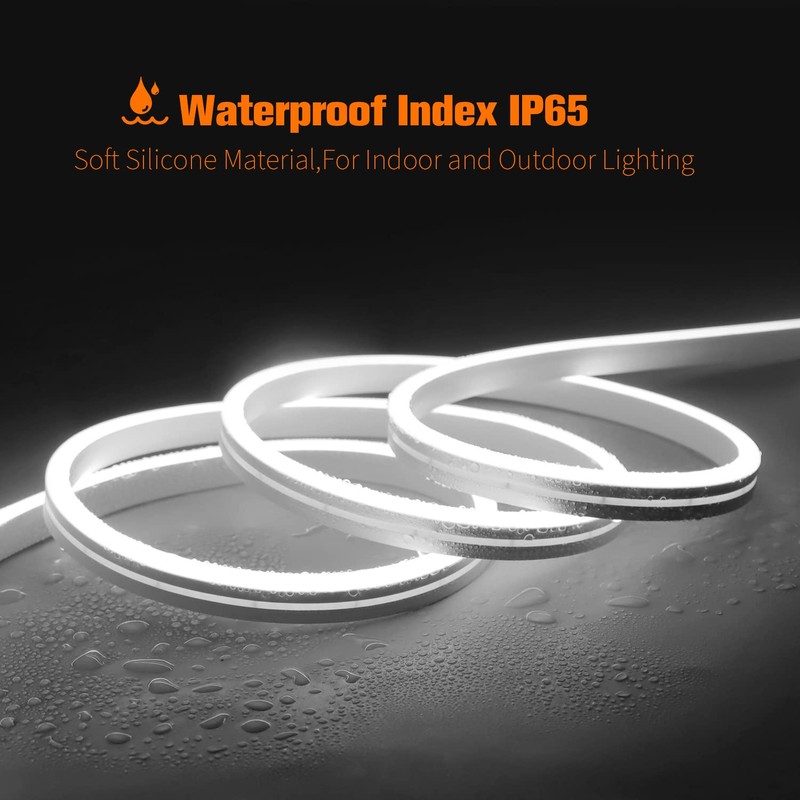 LRGBST 10 m White Dimmable Neon LED Strip, 24 V