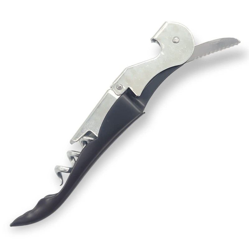 Handy Housewares Waiter's Corkscrew Wine Bottle Opener - Built In