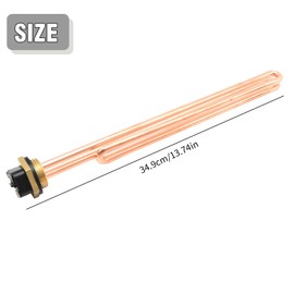 laffoonparts laffoonparts 2Pcs HE 90240 Tankless Water Heating Element, 9KW 240V Electric Tankless Water Heater, Replacement for Eemax HA036240 HA027240 HA018240