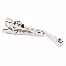 Swank T0139 Record Needle Tie Bar, Brass, No Gemstone