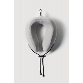 JAJU [JAJU] Rolling Memory Foam Neck Pillow_Gray