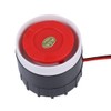 12 Volt Siren 120Db DC 12V Red Wired Horn Siren