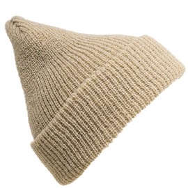 M MCGUIRE GEAR Warm Wool Military GI Watch Cap, 100% Wool US Made Tactical Beanie, Winter Hat for Men and Women - One Size (Tan-499)