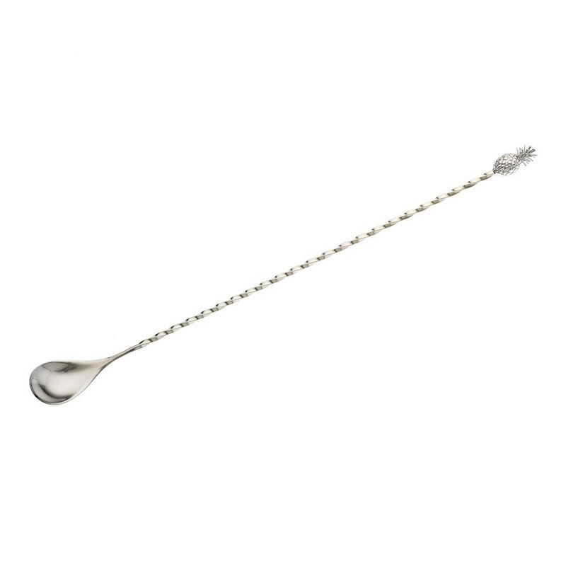 Barfly Pineapple Bar Spoon, End 13 1/4" (33.7 cm), Stainless