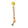 Fancy Pets Juguete de SOGA Tejida con Pelota de Tenis