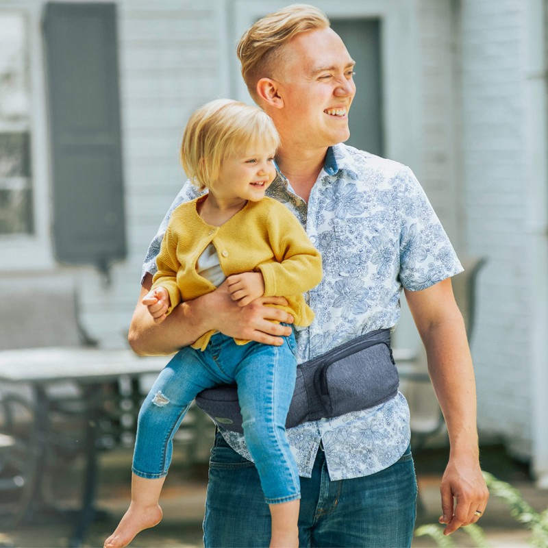 Chicco Sidekick Hip Seat Carrier - Denim
