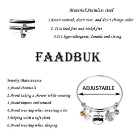 FAADBUK Musical Inspired GiftsMusical Bracelet Musical Fans Gift (Horror Bracelet)