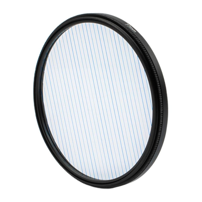 Rainbow Blue Streak Filter Kaleidoscope Glass Prism Photography Props