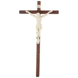 Alipis Religious Wooden Catholic Crucifix Cross Hanging On The Wall Christian Wall Cross With Jesus For Living Room Home Church Decoration