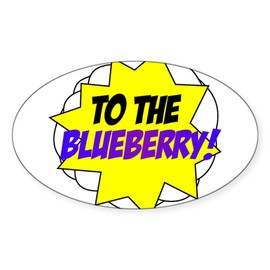 CafePress Psych, to The Blueberry Oval Car Bumper Sticker