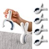 ALLMIRA Clothespins Futon Shears, 4 Pieces, Large, Strong, Stylish, Veranda,