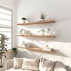 GXYAWPJ 36 Inch Floating Shelves for Wall Rustic Light Wood