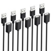 USB Extension Cable 6 ft 5-Pack, USB-A 2.0 Male to