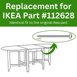 Spare Hardware Parts Replacement for IKEA Furniture Screw Chipboard Flat TLKX Screw (112628)