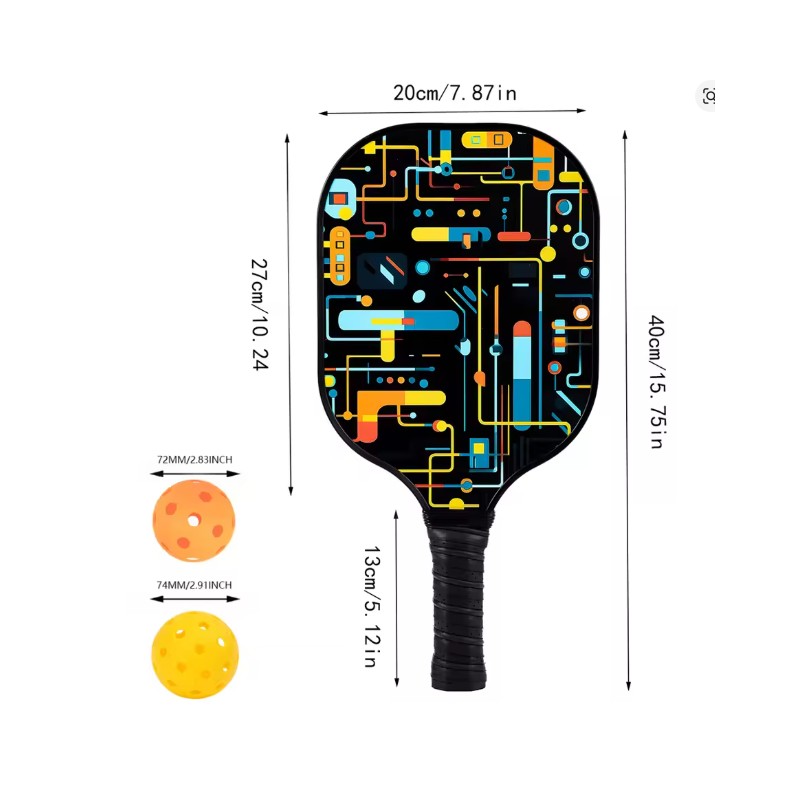 Toolzia Pickleball Paddle - Lightweight Fiberglass Paddle