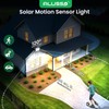 ALUSSO® Solar Lights Outdoor Waterproof Motion Sensor, Dimmable 3000K-6500K Changeable