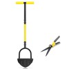 Byhagern Manual Edger, Half Moon Edger, Saw-Tooth Garden Edger Hand