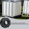 IBC Schlauchanschluss Adapter, S60x6 Grobgewinde zu 3/4" Schnuller-Ventiladapter, Container-Zubehör, IBC-Verbinder