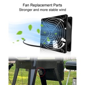 TIKSCIENCE Fan and Lid/Door Switch Fit for Masterbuilt Gravity Series 560 800 1050 Digital Charcoal Grill and Smoker Combo Replace 9904190041, 9904190045