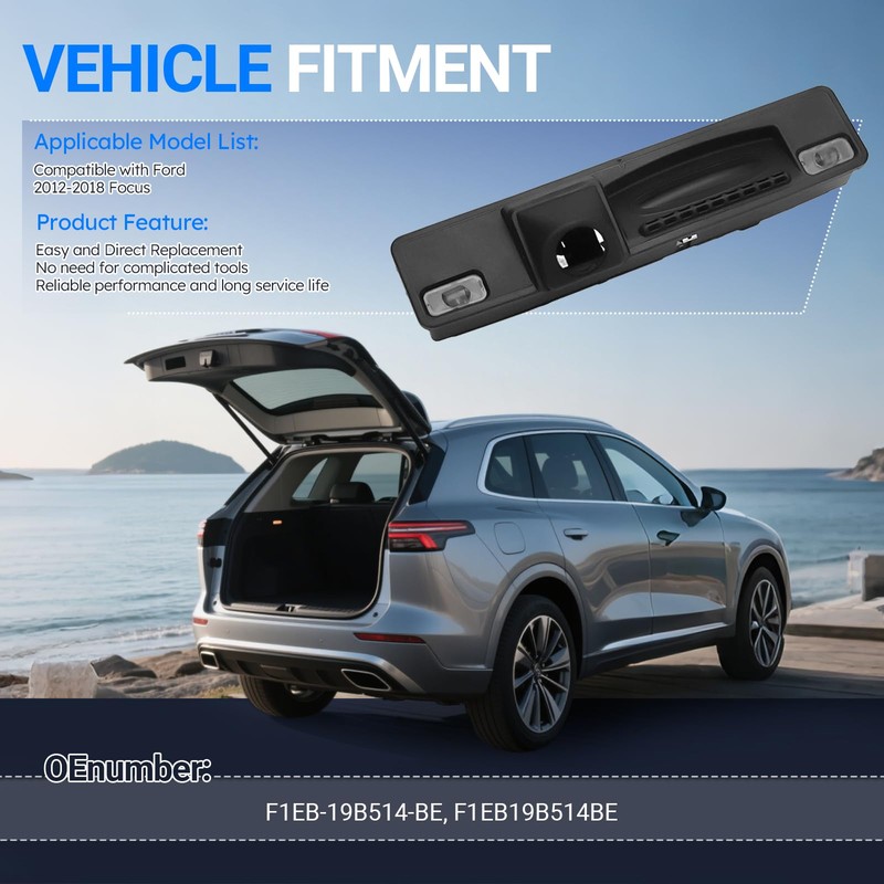Fabelhpart Trunk Release Switch Compatible with Ford Focus C-Max Mk3