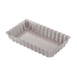 CHEFMADE Tart Pan, 7 Inch Non-Stick Quice Pan with Removable Loose Bottom for Oven Bake(Champagne Gold)