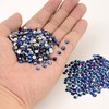 NCB Nancybeads 2000pcs Flatback Round Glass Nail Art Rhinestones Crystal