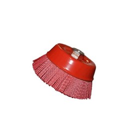 Al's Liner Abrasive 180 Grit Nylon Bristle Cup Brush - 4 Inch - Safe for Use on Metal, Wood, Aluminum and Plastic Surfaces (ALS-4CB), black, "4"" discontinued"
