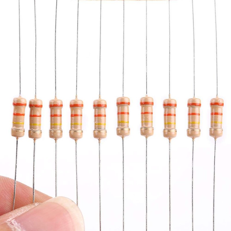 100 Value 1000pcs 1-10M Ohm 1 2W Carbon Film Resistor