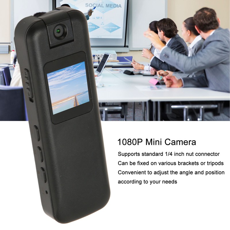 Back Clip Video Recorder 1080P Infrared Night Vision Support Standard