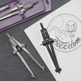 Faber-Castell Stream Quick Set Brújula - Piedra Negra, 174530