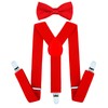 AWAYTR Child Kids Suspenders Bowtie Set - Adjustable Suspender Set