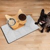 Dog Food Mats for Floors Absorbent, Pet Cat Food Mat