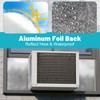 Chiligent Window AC Insulated Foam Panels with Aluminum Foil, Good